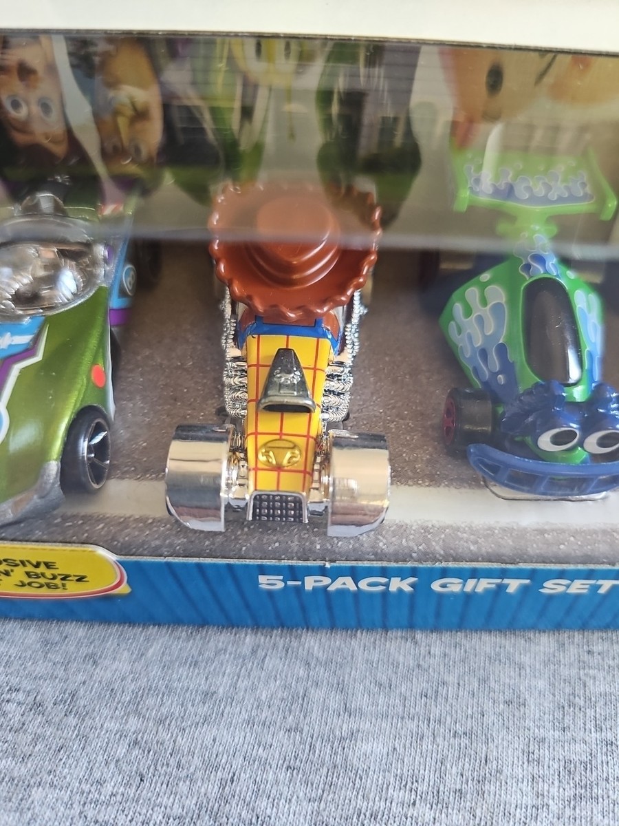 2010 Hot Wheels Toy Story EXCLUSIVE BUZZ REX BUCKET O' WOODY RC