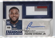 2022 Rookies & Stars Freshman Orientation Prime 24/25 Pierre Strong Jr Auto 18t1