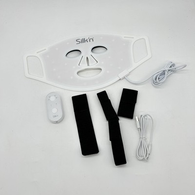 Silk'n Gesichtsmaske mit LED-Lichttherapie (rot, blau, gelb und violett), Anti-A