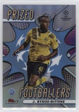 2022 Topps Finest UEFA Club Competitions Prized Footballers Jamie Gittens 12g7