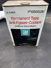 GM CAN DELCO Anti Freeze Coolant METAL CAN ONE GALLON Empty SIGN GAS STATION