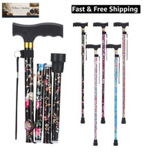 Walking Cane for Women and Men, Collapsible, Lightweight, Sleek, Foldable Fol...