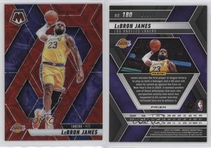 2024-25 Panini Mosaic International Red Mosaic Prizm /75 LeBron James #180