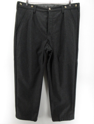 Sarma Varusteleka Pants Men 42X32 Gray Wool Button Fly Hunting Heritage NEW