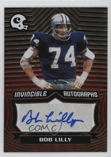 2021 Panini Chronicles Invincible Red 72/75 Bob Lilly #INV-BLI Auto HOF 8r6