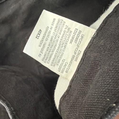 Tommy Hilfiger Men's Black Dark Wash Straight Leg Jeans Regular Fit 5-Pocket