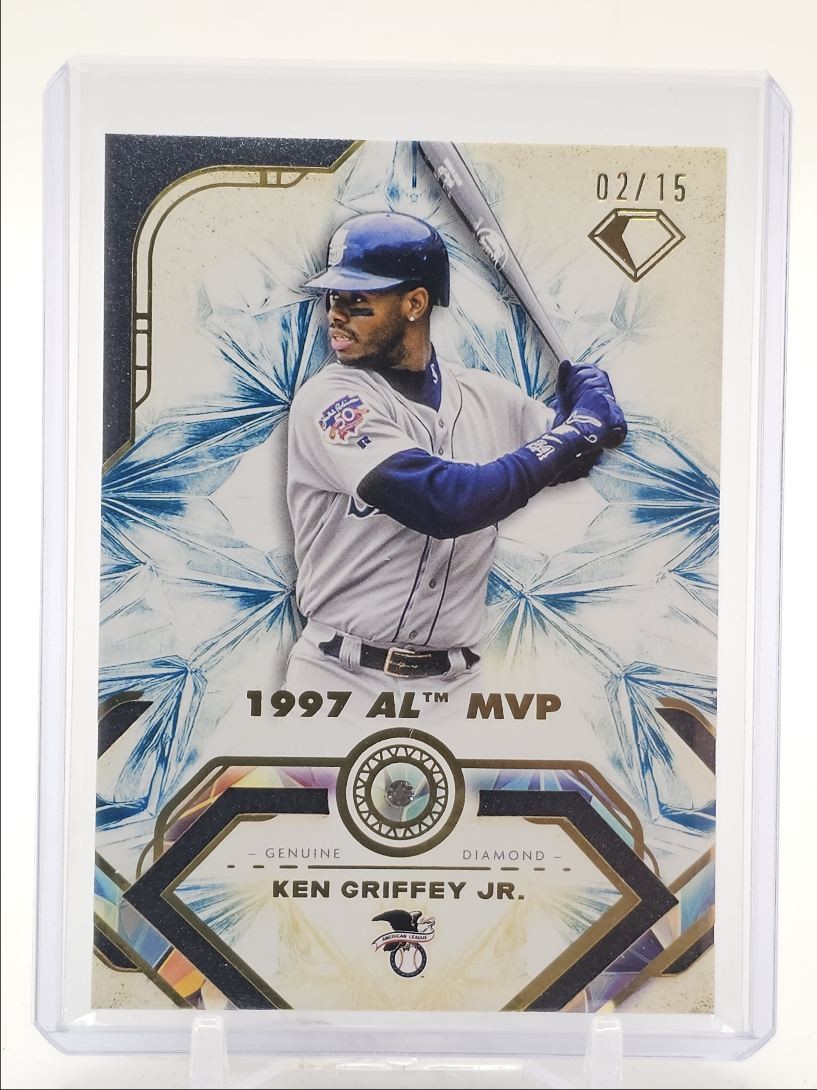 KEN GRIFFEY JR. 2025 TOPPS DIAMONDS ICONS DIAMOND GEM 1997 AL MVP /15 Q4078