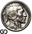 1918-D Buffalo Nickel, Choice AU++ Better Date Denver Issue