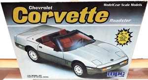 1986 CHEVY CORVETTE, 1/25TH SCALE MPC #6213 MODEL KIT, OPEN BOX, 'BAGGED' PARTS!