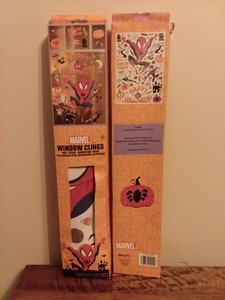 two sets Marvel window clings Spider-Man brand new 2024