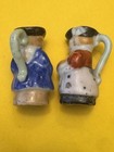 Vintage Pair Of Toby Mug Creamers pitchers 2” Tall JAPAN — photo 2