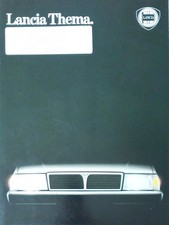 Lancia Thema 03/86 Prospekt Brochure Catalogue Broszura Folleto