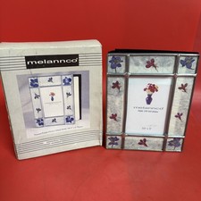 VTG MELANNCO Photo Album Stained Glass style Holds 100 4" x 6" Photos