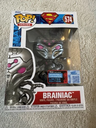 Brainiac Funko Pop! #574 DC Superman NYCC 2025 Convention Shared Exclusive