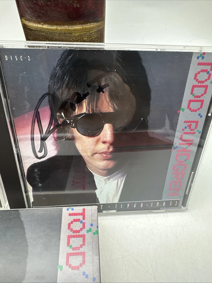 TWICE SIGNED!!!  Todd Rundgren Anthology 1968-1985 2 CD - 417 Foto 3 de 4