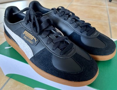 Puma Palermo Leather NEU 41 Schwarz Leder wie Gazelle Samba Spezial