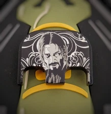 Anodized Glock Back plate fits Gen 1-5  - Baba Yaga - Black Series