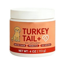 Lumiquor Turkey Tail for Dogs Mushroom Dog Supplement - 200g Organic Gut Health