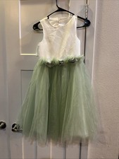 AZAZIE Flower Girl Dress  “AZAZIE Louisa Size 8 Dusty Sage Color