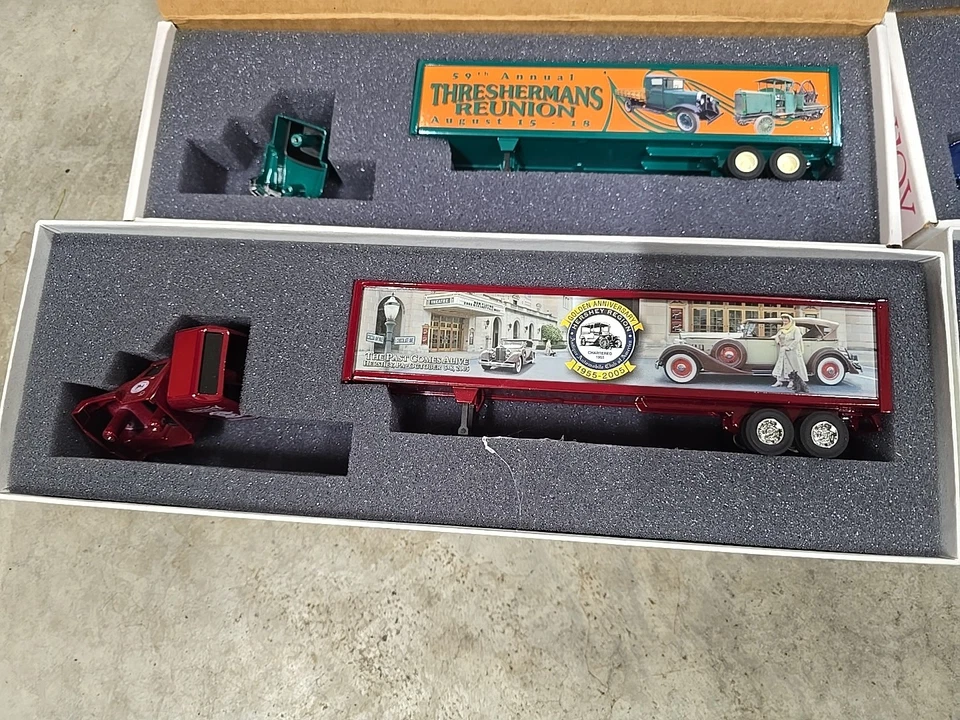 4 Parts Lot Of 4 Penjoy Collectible Tractor Trailer Trucks Die Cast Vintage Lot. - Image 4 of 4