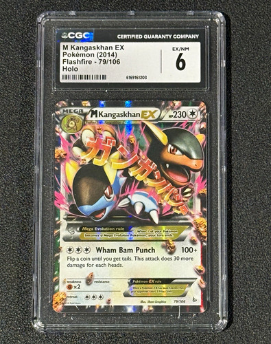 M Kangaskhan-EX graded CGC 6 for sale on eBay