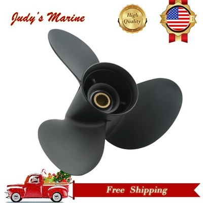 13 3/4 x17 Boat Propeller Aluminum For Suzuki 50-140HP Engine 15 Spline Tooth RH