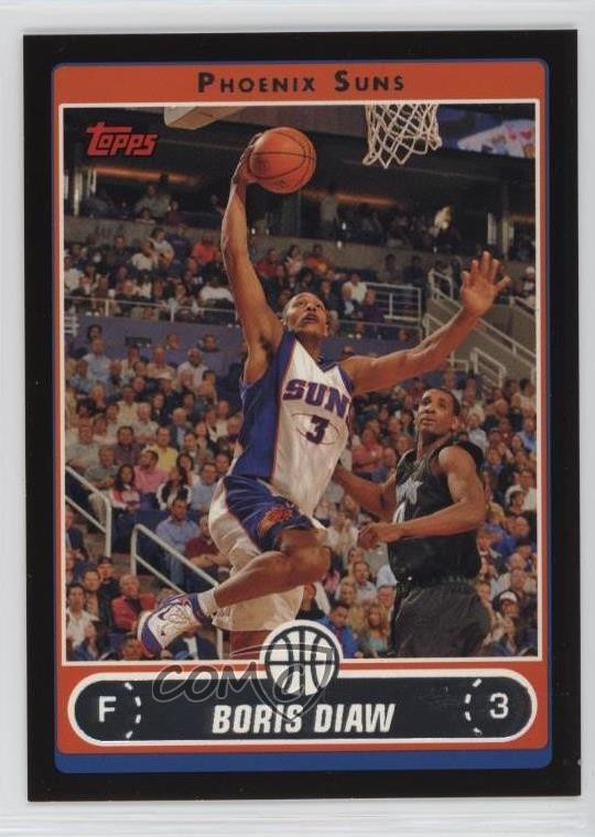 2006-07 Topps Black 15/99 Boris Diaw #159 0sx8