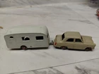 Rare Matchbox Lesney No.30 Ford W/ No.23 Green Caravan ,both Nice Condition