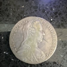 Austria 1780 Maria Theresa Thaler Silver Coin with Latin Legend