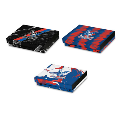 OFFIZIELLE CRYSTAL PALACE FC LOGO KUNST VINYL SKIN DECAL FOR XBOX ONE X CONSOLE