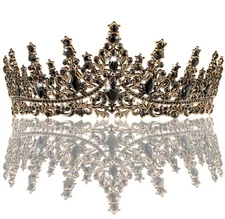 Queen Crown Rhinestone Tiara for Women Costume Party Princess Birthday Crown