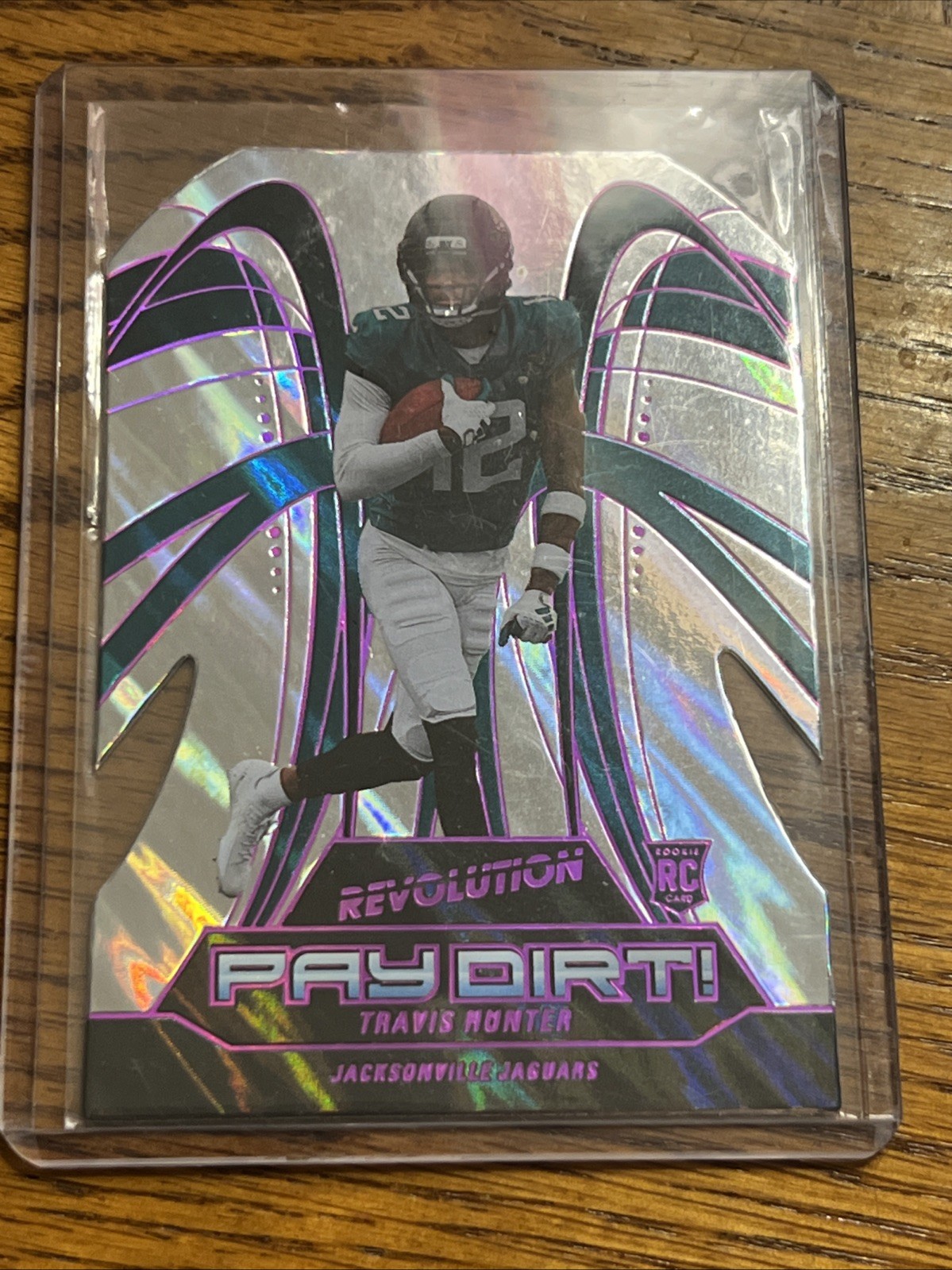 2025 Revolution Travis Hunter Pay Dirt! Lava #’d 4/5 RC Insert Jaguars