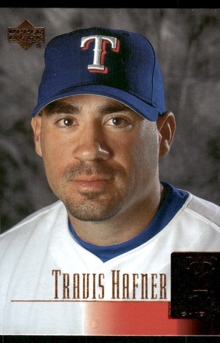 2001 Upper Deck Travis Hafner Rookie Texas Rangers #286