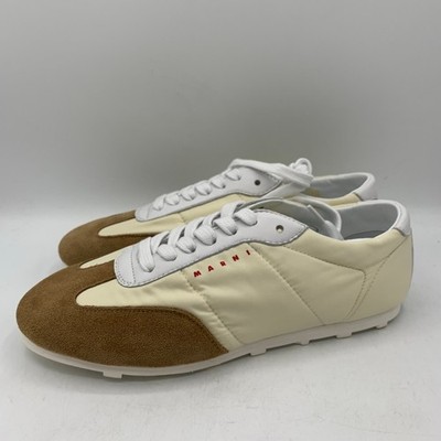 Marni Softy Soccer Sneakers Womens Size 36/US 6 Off White Desert Shoes