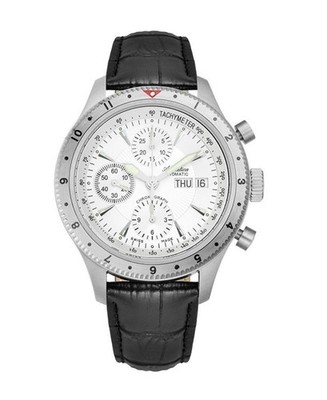 ADRIATICA Men Automatic Casual Watch Classic Dress Silver Dial Waterproof Luxury