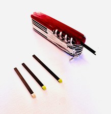 Feuerstahl für Schweizer Taschenmesser  1er/2er/4er Set Swiss Army Knife Upgrade