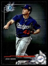 2017 Bowman Chrome Prospects Josh Sborz Los Angeles Dodgers #BCP196