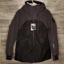 NEW Avalanche Women's Medium Weather Shield Black Hooded 3 in 1 Jacket Coat NWT