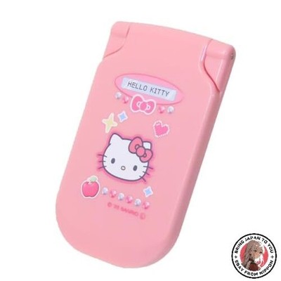 NEW Sanrio Hello Kitty flip phone-shaped compact mirror