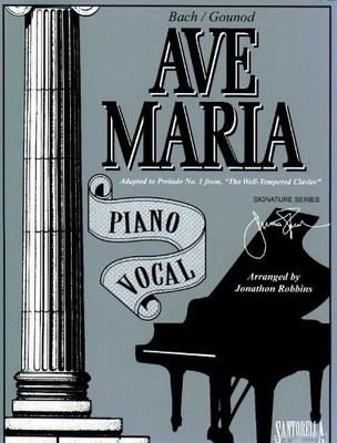 AVE MARIA PIANO VOCAL / BACH - GOUNOD EDITION By Jonathon Robbins **BRAND NEW**