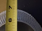 VINTAGE 6 3/4 IN HOLOPHANE LAMP SHADE Ribbed And Beaded With 3 1/2 Inch Fitter — photo 7