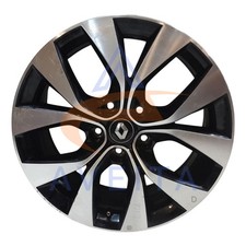 RENAULT ARKANA 2022 MK1 17" Alloy Wheel Black Diamond Cut Single 403002540R