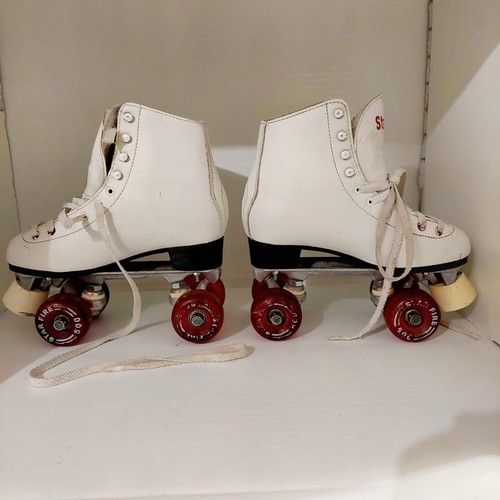 Starfire Roller Skates White Leather Size 38 Retro - Picture 7 of 16