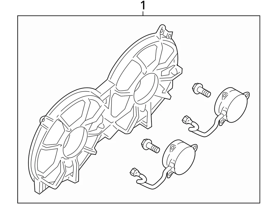 NISSAN MAXIMA  Engine Cooling Motor Fan Assy  3.5L  214813NT0B  2018 2023 32K - Image 4 of 4