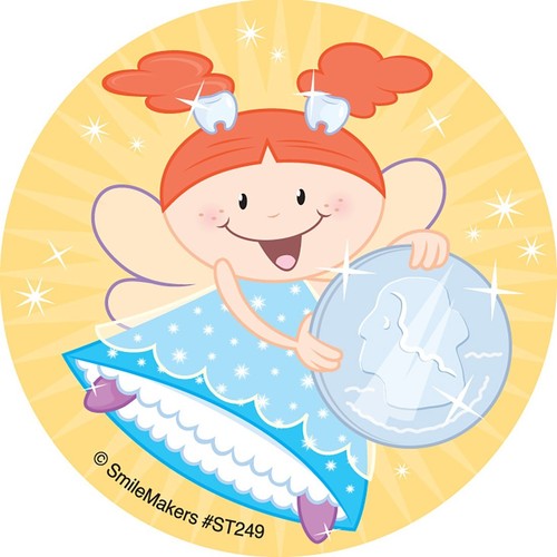 Tooth Fairy Stickers x 5 - Reward Stickers - Loosing Teeth - Tooth Fairy Gift - Picture 5 of 6