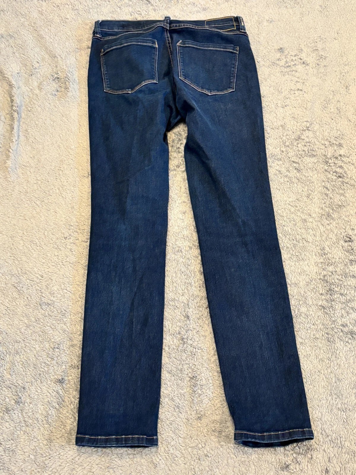lole slim leg dark wash stretch casual pants