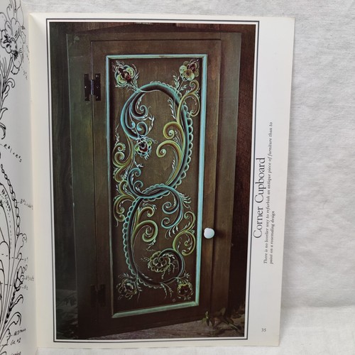Rare 1976 ROSEMALING Decorative Norwegian Rose Painting Patterns By Betty Byrd - Picture 21 of 24