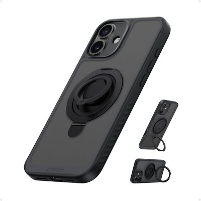 Anker Magnetic Ring Stand for iPhone 16 Case 2-in-1Finger