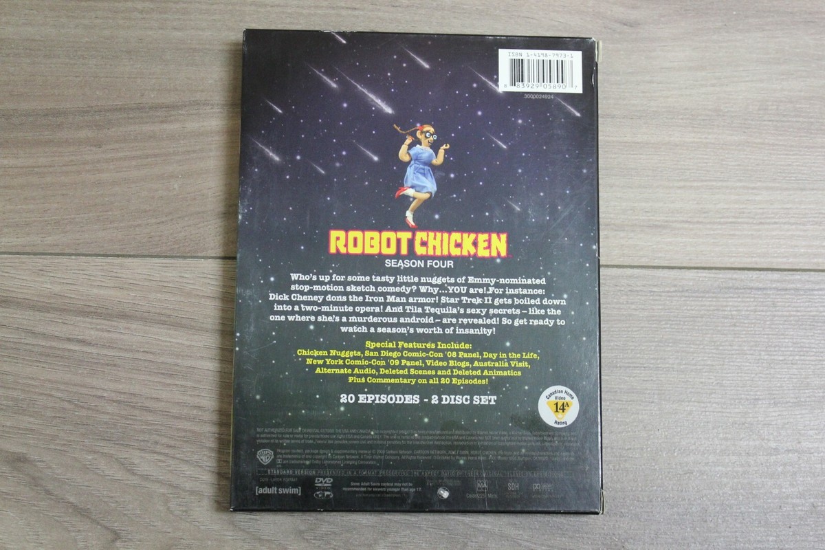 Robot Chicken: Season 4 (DVD, 2008, 2-Disc Set) 883929058907