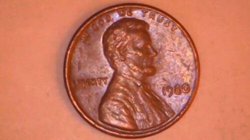 1980 No Mint Mark Lincoln Memorial Penny 3.2 grams #1